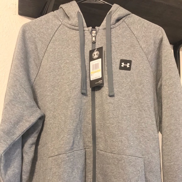 Under Armour Rival Fleece Full Zip Hoodie - Picture 4 of 9